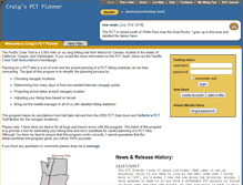 Tablet Screenshot of pctplanner.com